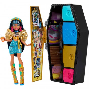 Кукла Monster High Клео де Нил со шкафом HKY63