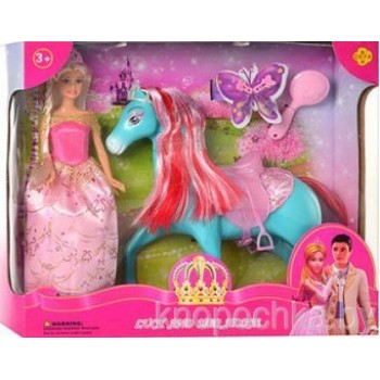 Кукла Defa Lucy Принцесса с лошадкой